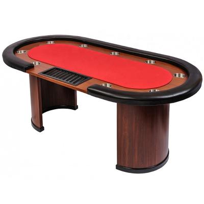 China Casino Waterproof Cheap Wooden Board Poker Table Cheap 10 Person Game Board for sale