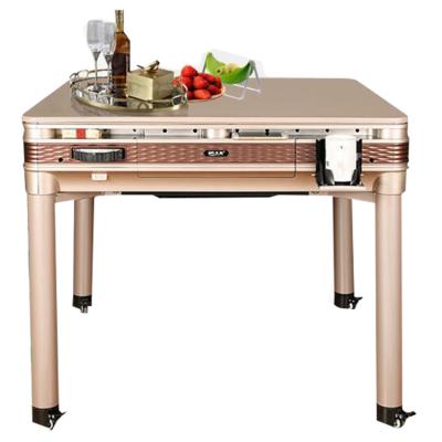 China New luxury automatic mahjong table metal mahjong table storage home dual-use dining table for sale