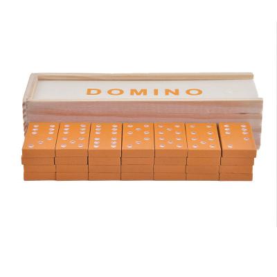 China High Quality Wooden Square Storage Box Dominoes Wooden Card Tray for sale