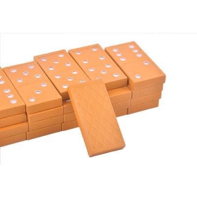 China High Quality PU Customized Indoor Domino Set Entertainment Game Domino for sale