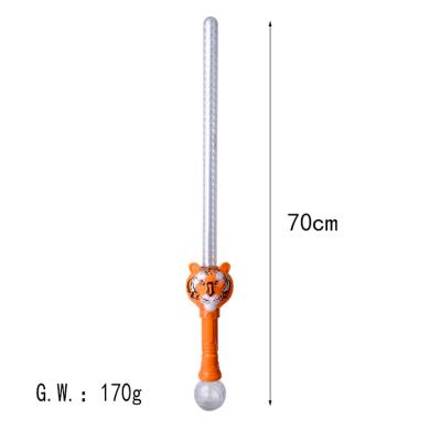 China LED Zoo Animal Sword - Tiger Light Up Stick, Flashing Sword Toy for Safari Themed Party, Unicorn Saber Glow Sword for sale