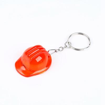 China Durable Plastic Helmet Bottle Opener Custom Key Chain for sale