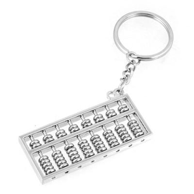 China Custom Zinc Alloy Silver Metal Logo Keychains Blank Sublimation Rectangle Souvenir Promotional Gifts For Sale for sale