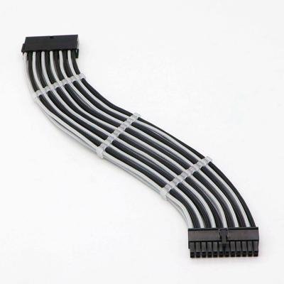 China High Quality 24 Pin Sleeved Cpu Cable Extension Cable Extension Kits for sale