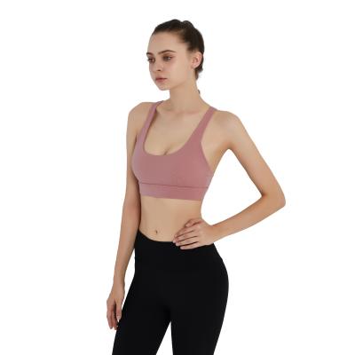 China Breathable Workwear Women Sports Bra High Print Gym Yoga Bra Plus Size Sports Bra for sale