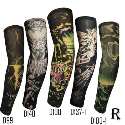 China Non-Toxic Wholesale Custom Fashion Outdoor Sports Tattoo Compression Arm Sleeve for sale