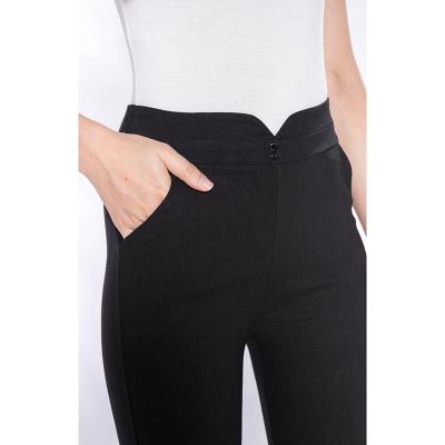 China Customized QUICK DRY office women's professional pants pencil pants cheap and nice long elastic slim pants women ladies pencil pants for sale