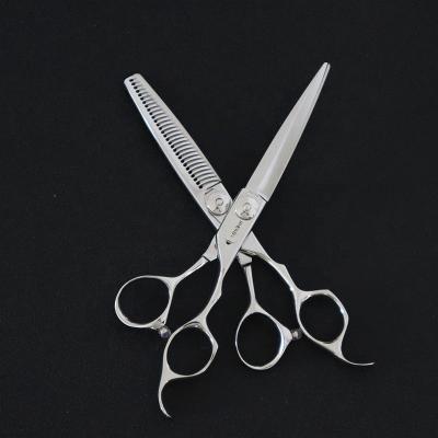 China Hair Scissors Hair Scissor Kits 6 Inch Blade Sword Set Barber Scissors Kit Hairdressing Scissors for sale