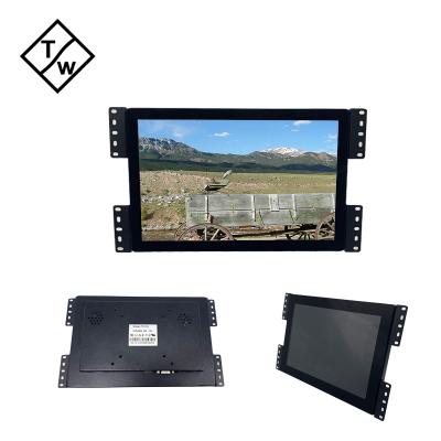 China 10.1 Inch Touch Screen Rugged Touch Screen Open Frame LCD Panel Capacitive Monitor HD VGA for sale