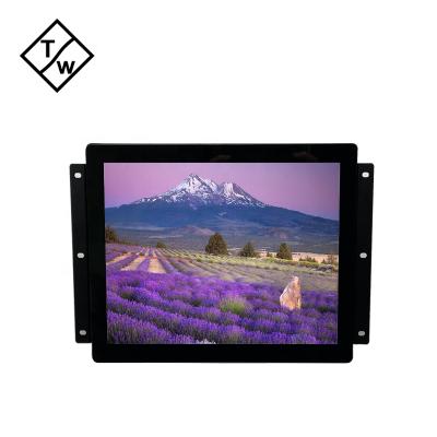 China Metal Case 1024*768 PCAP 10 Point Touch Screen VGA HD Port Open Frame Monitor 10.4