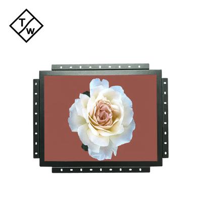 China Loudspeaker Wall Mount LCD Display DC 12V 14 Inch Open Frame Industrial Monitor for sale