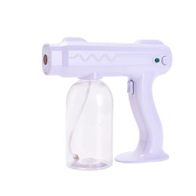 China Electric Blue Agriculture Radio Portable Ray Anion Nano Sprayer Disinfection Mist Spray Gun for sale