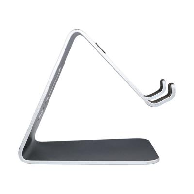 China Durable Waterproof Aluminum Alloy Metal Phone Holder Stand Cell Phone Desktop Stand Holder for iPhone iPad for sale