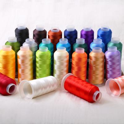 China 120D/2 3000M Manufacturer Low Price Embroidery Machine Elastic Polyester As Custom Requirement for sale