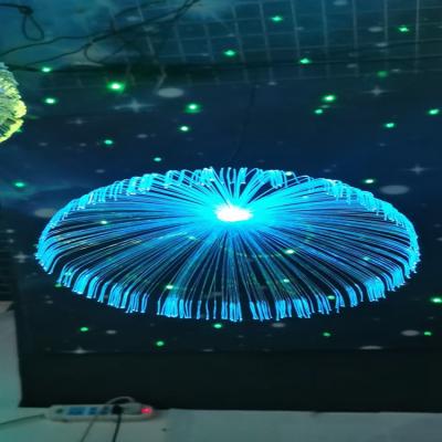 China Wholesale Holiday Rayera Jellyfish Lamp 7 Colors Professional Lighting Unisex Fiber LED Ceiling Light for sale