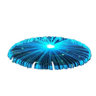 China Colorful Decoration Light Rayera Factory PMMA RGB Fiber Optic Chandelier Decoration Light for sale