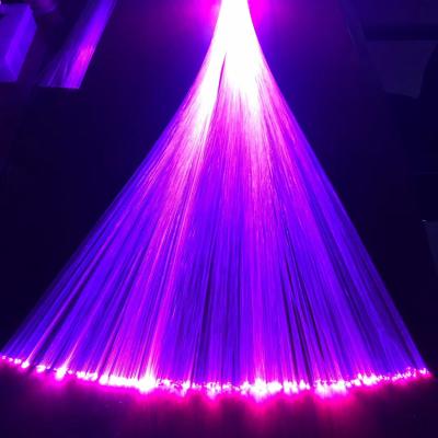 China 0.5w Decoration Luminescent Opticfiber ERIL0407 Led USB Rechargeable Colorful Party Decor Christmas Flower RGB Glowing Lamp for sale