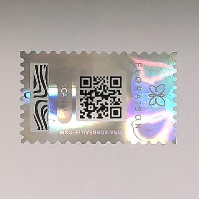 China Anti-fake 3d hologram custom anti-counterfeit stickers labels anti-counterfeit laser hologram stickers with qr codes for sale