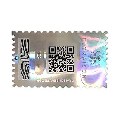 China Custom design 3d anti-fake hologram qr code anti-counterfeit stickers custom labels laser free holographic stickers for sale