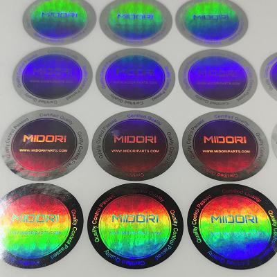 China Anti Rainbow Tamper 3d Hologram Sticker Anti Counterfeit Effective Custom Logo Printing Holographic Sticker Label for sale