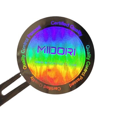 China Anti-Counterfeit Logo Seals Warranty Hologram Security Custom Labels PET To Tamper Obvious Void Stickers for sale