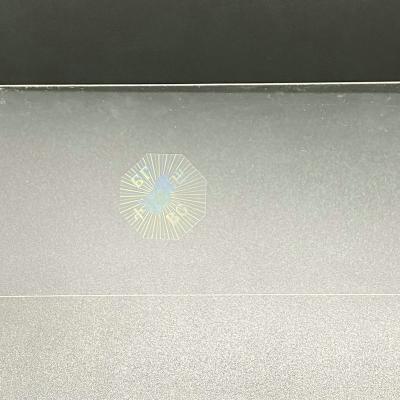 China Anti-Counterfeit Self Adhesive ID Card Hologram Covered Rainbow Effect Transparent Holographic Sticker for sale