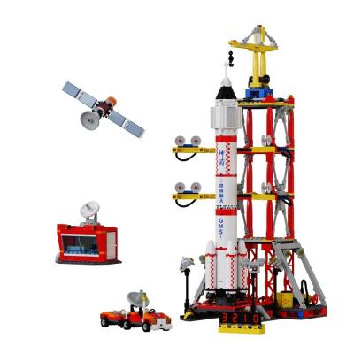 China DIY TOY Cheap Hot Sale Plastic Super Building Blocks Rocket Sets Building Block Toys For Children for sale