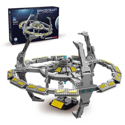 China Building Toy My 89004 Space Station Diy Star Warship Building Block Plastic Brick Building Block Set for sale