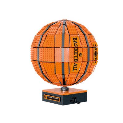 China Construction Toy Hot Sell Mork 031008 High Quality Creative 1:1 Basketball Model Building Block Boys Gift 2310pcs Children Building Block Sets for sale