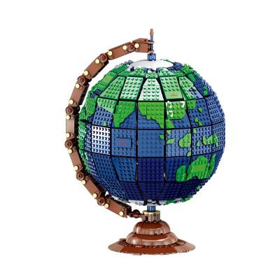 China Construction Toy Mork 031001 2420pcs Globe Plastic Building Blocks Model Of The Earth Educational Assembly Brick Toys Plastic Building Blocks Toy for sale