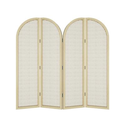 China CLASSIC High Quality Decorative Folding Room Divider Living Room Oriental Wooden Screen Dividers Movable Room Dividers for sale