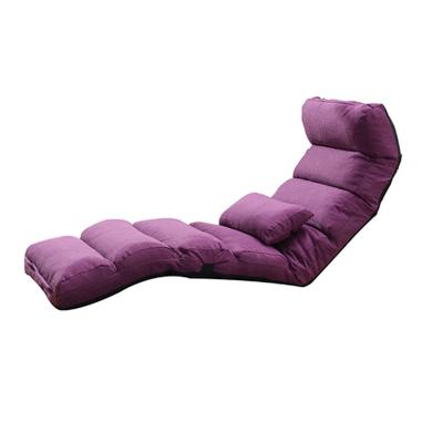 China Japanese SOFA BED Lounge Chair Floor Seating Adjustable Upholstered Folding Sofa Bed for sale