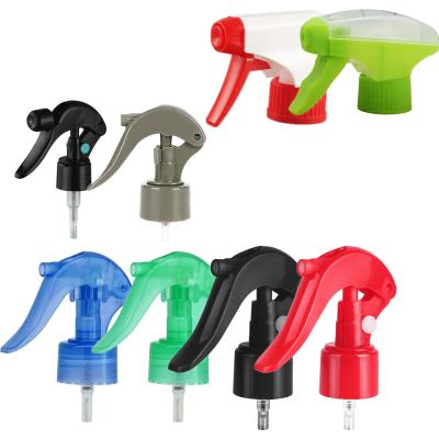 China 24/410 28/410 Non Spill Trigger Spray Mini Fine Mist Cap Atomizer Trigger Head Pump Sprayer Bill Trigger Sprayer for sale