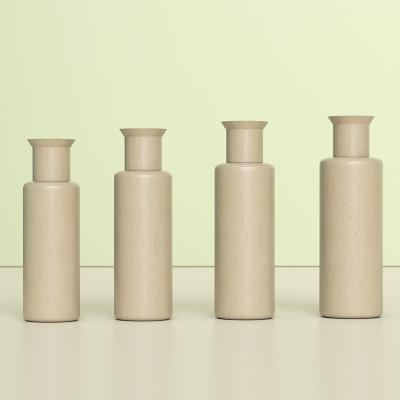 China Packaging Material Subpackage Bulk Biodegradable Wheat Straw Eco Friendly Bottling Cosmetic Bottle for sale