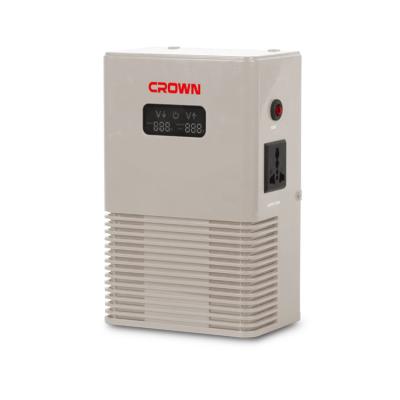 China New Design CROWN 500w Portable Automatic Voltage Regulator 140-260v 19.5 Kg AC Voltage Regulator 57.5*43.0*28.0cm for sale