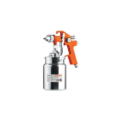 China Crown Factory Direct Sale Hvlp Spray Gun Suction Power Supply 1000ml 180-220ml/min 2mm Hvlp Spray Gun Machine Tools 1000ml for sale