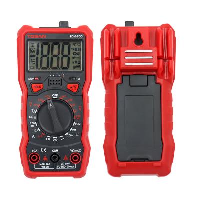 China Professional TOSAN Digital Multimeter VBC 200 2K 200K 2M 20M DC Resistance Strong Magnetic Multimeter with NCV Test Pen 43.0*26.0*35.0cm for sale