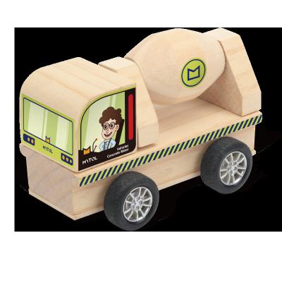 China Educational Car Toy Car Set Wooden Educational Toy Fashion Kids Wood Toy 9 Tools in Tool Pack for Costume 5 or 5 Year Old Plus for sale