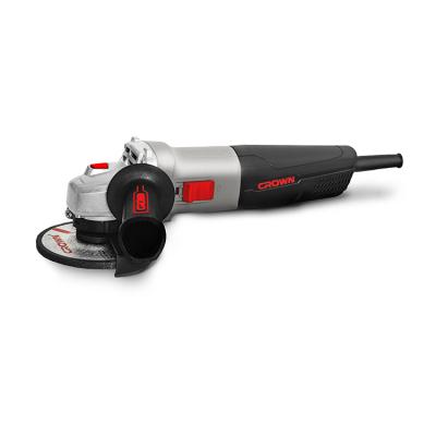 China Cutting CROWN 125mm 1100rpm 720w 3.3 Power Machine Tools Cheap Angle Grinder Professional High Quality Angle Grinders In China Trade for sale