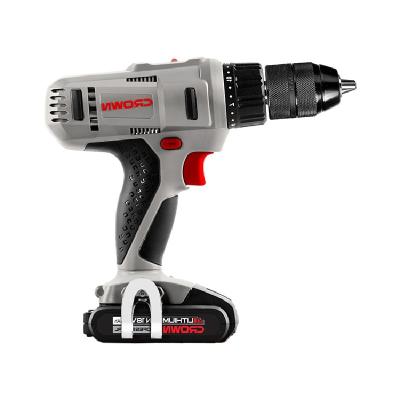 China CROWN CT21056LM-1.5 BMC 1.5 Ah 0-1350 RPM Electric Drill 1.5Ah 1.54 Kg Torque Variable Cordless Drill Driver for sale