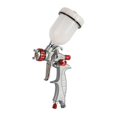 China Crown 0.5mm 1.5bar 100ml Air Spray Gun Professional High Quality Gravity Pneumatic Air Spray Gun Applicable to 100ml Small Area for sale