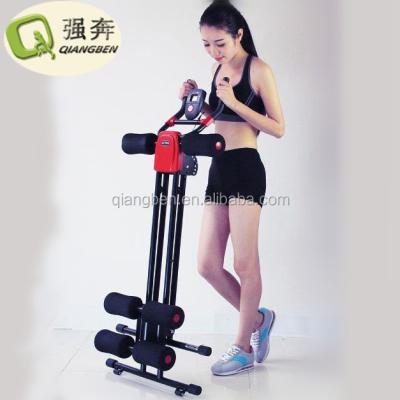 China Fitness Gym Ab Cruncher Home Adjustable Abdominal Trainer Workout Ab Cruncher Squat Rack QUARTERBACK-Y10 for sale