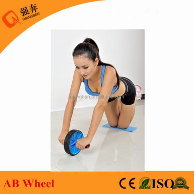 China Bodybuilding Customized Home Exercise 2 Wheel Fitness Ab Power Roller for sale