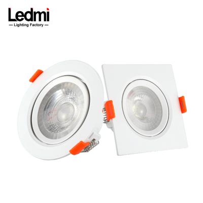 China Residential hot sale 5w led cob downlight square for sale