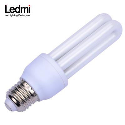 China PBT/PP/PC Low Price 15W 2U Energy Saving Lamp E27/B22 Base for sale