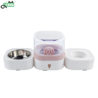 China Wholesale Gifts Automatic Floating Drink Pet Food Bowl Dog Cat Pet Bowls And Feeder for sale