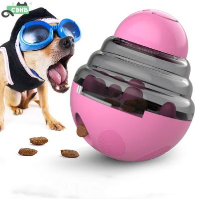 China Viable Wholesale Pet Tumbler Dog Toy Food Leak Ball Interactive Pet Toy for sale