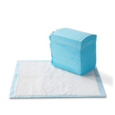 China 50 100 Count Stocked Dog Puppy Pads 5 Layers Leak Proof Pee Pads Quick Pet Dry Outdoor Training Pads for sale