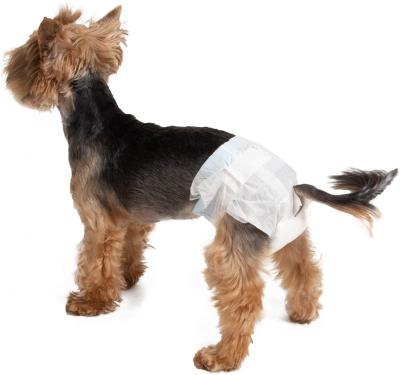 China Stocked Disposable Dog Diaper For Male And Female Dog Super Absorbent With Wetness Indicator for sale