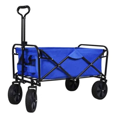 China Folding Folding Utility Cart Camping Picnic Cart Beach Cart Outdoor Garden Trail Trolley Foldable Utility Cart with Replace Cover for sale